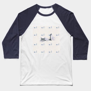 Cat walking in snow T-shirt Mug Sticker Baseball T-Shirt